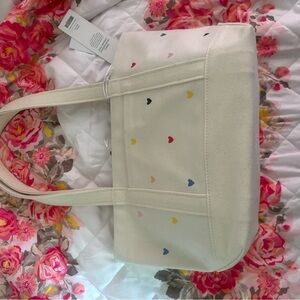 Baggu embroidered small canvas tote